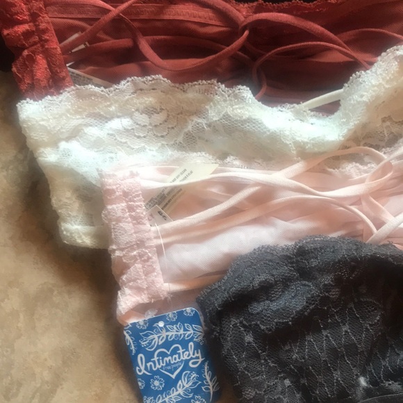 Free People Essential Strappy Lace Bandeau Bra - Picture 7 of 8